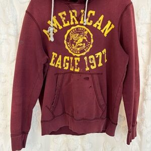 Gnarly American Eagle Logo Hoodie